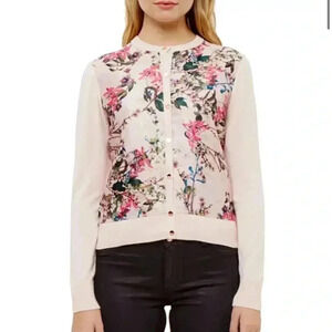 Ted BakerBlossom Jacquard Cardigan Size 2